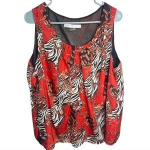 Peter NYGARD Red Blouse 16